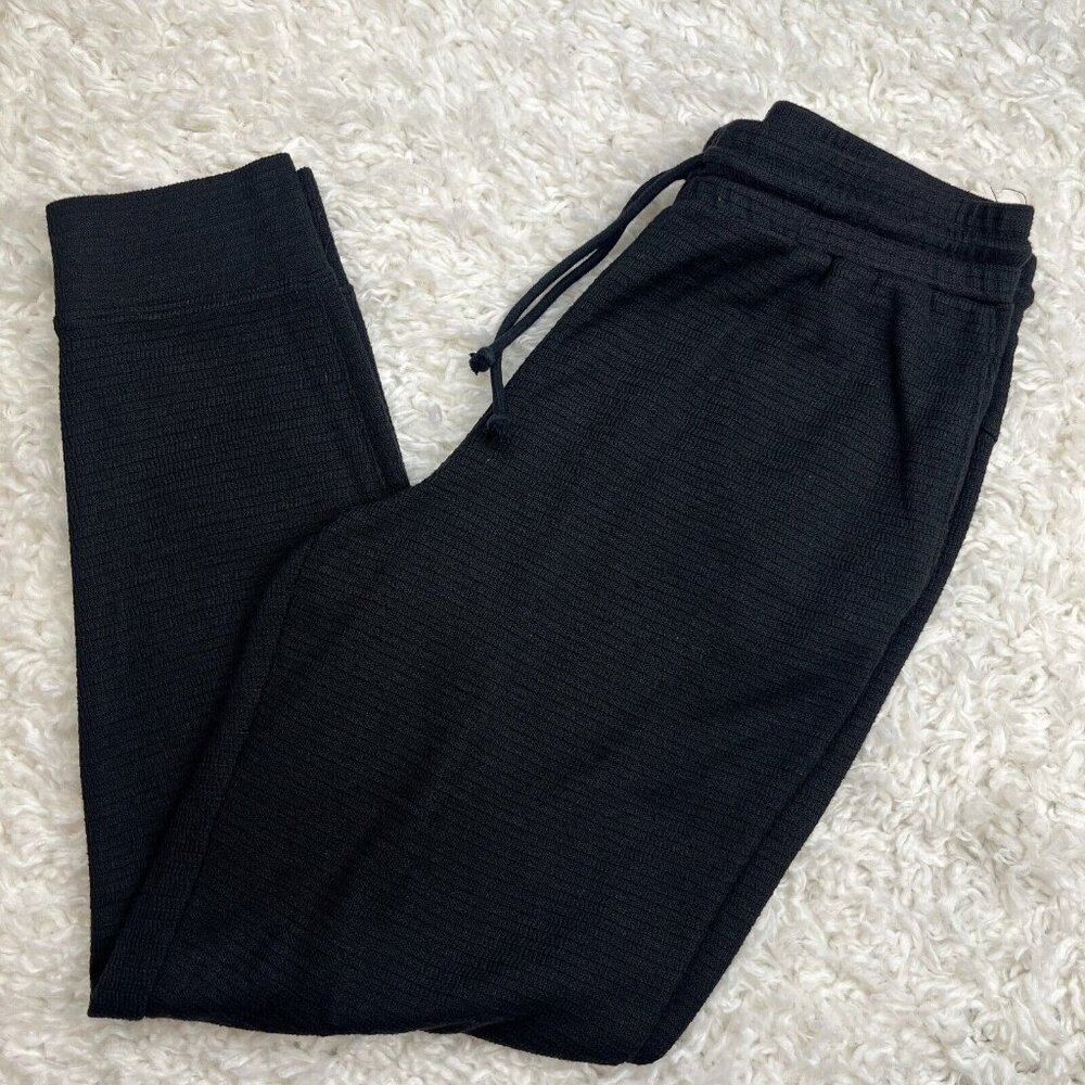 Freshman 1996 Joggers Womens Size XL Black Drawstring Tapered Leg Sweatpants